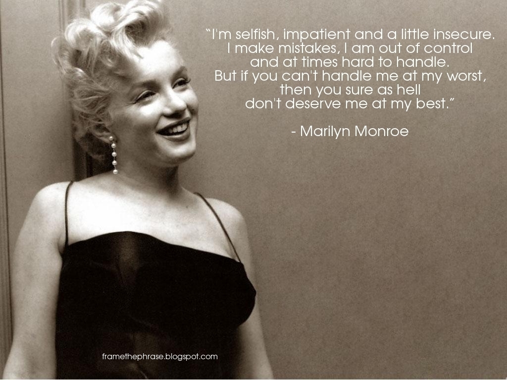 Marilyn Monroe quote #1