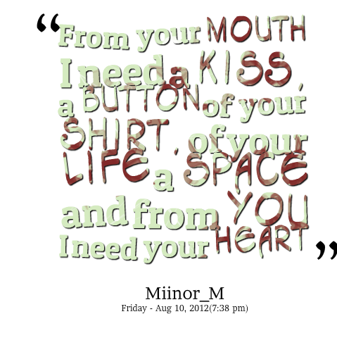 Mouth quote #3