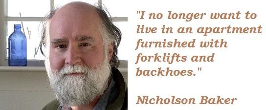 Nicholson Baker's quote #1