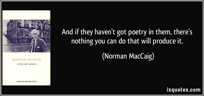 Norman MacCaig's quote #6