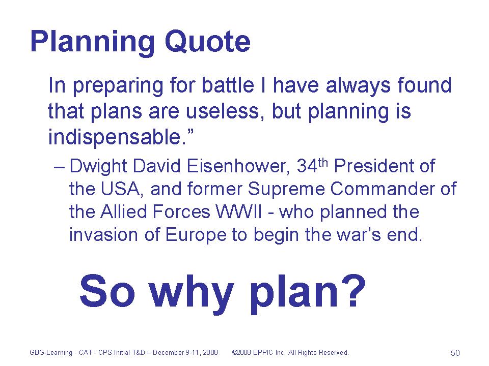 Planning quote #2