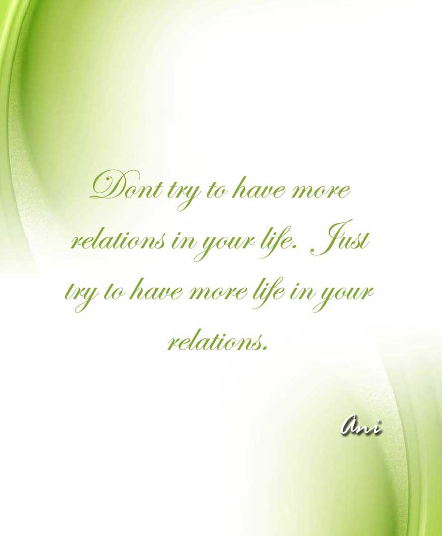 Relations quote #1