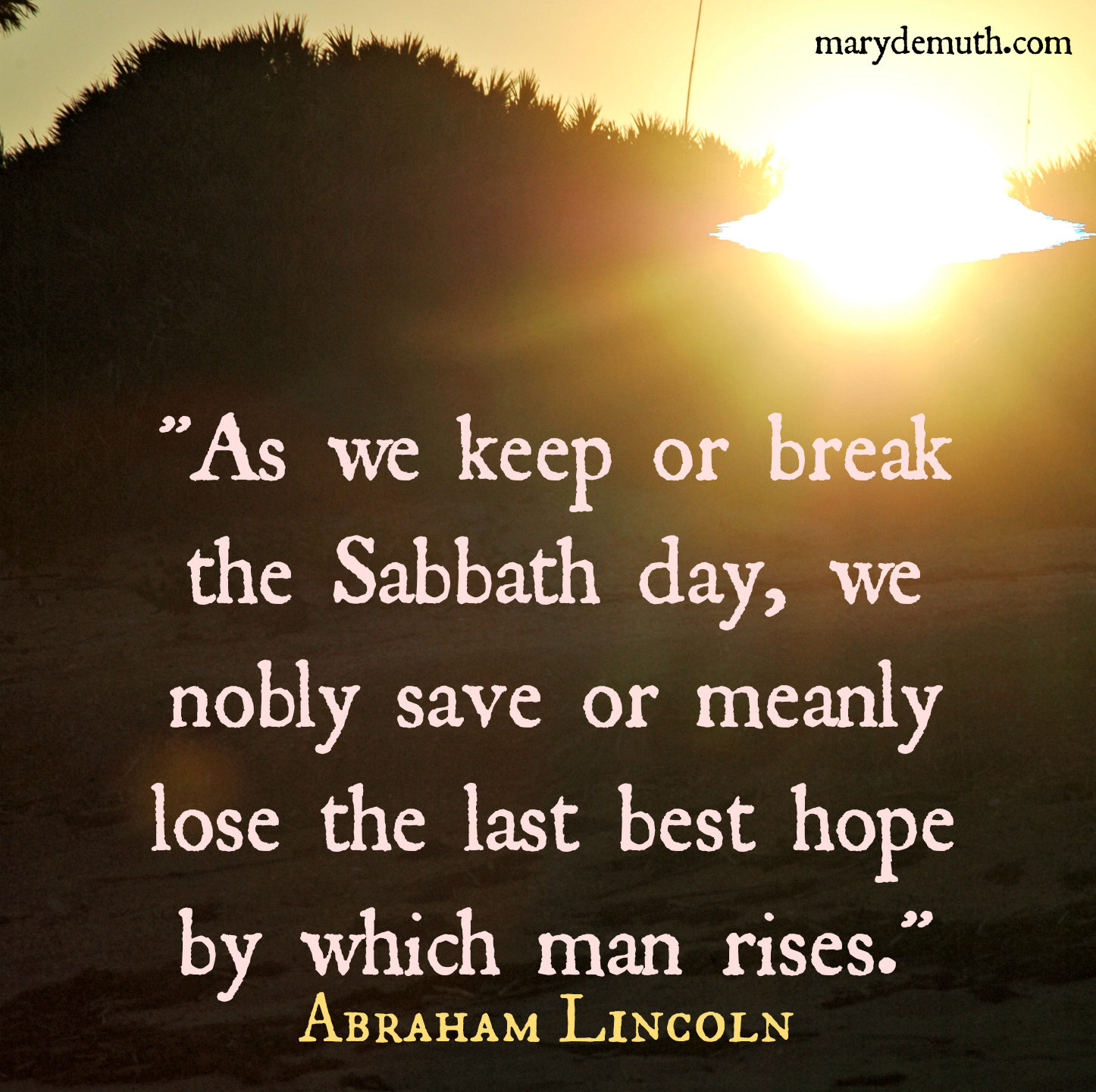 Sabbath Quotes.