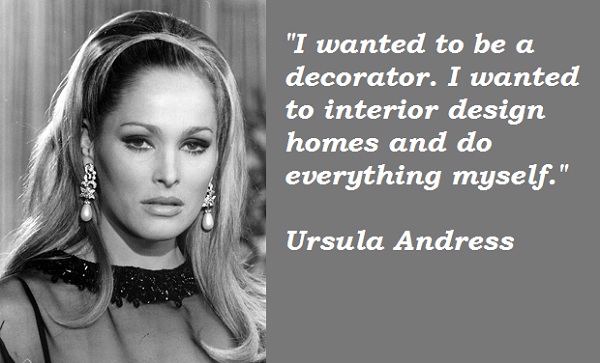 Ursula Andress's quote