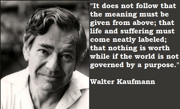 Image result for Walter Kaufmann
