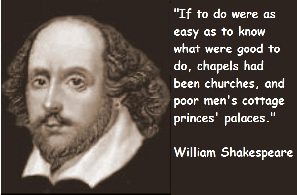 William Shakespeare's quote #1