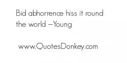 Abhorrence quote #2