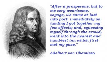 Adelbert von Chamisso's quote