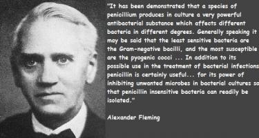 Alexander Fleming's quote #1