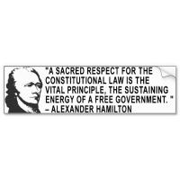 Alexander Hamilton's quote