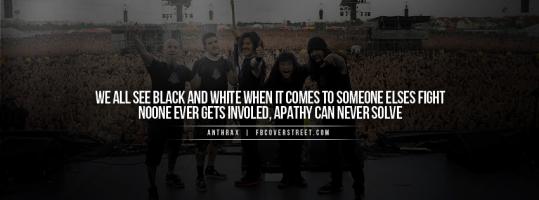 Anthrax quote #1