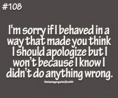Apologise quote #1