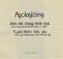 Apologized quote #2