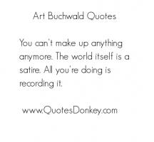 Art Buchwald's quote