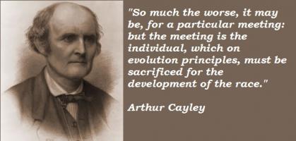 Arthur Cayley's quote