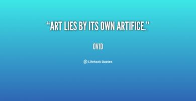 Artifice quote #1