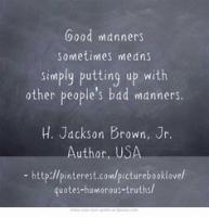 Bad Manners quote #2