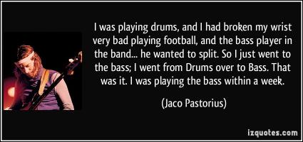 Bassist quote #1