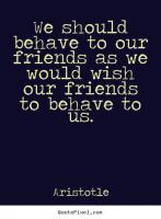 Behaving quote #1