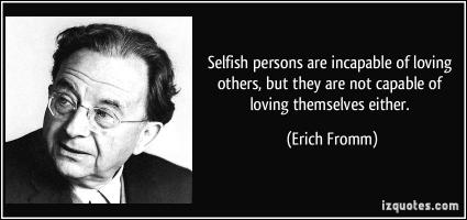 Being Selfish quote #2