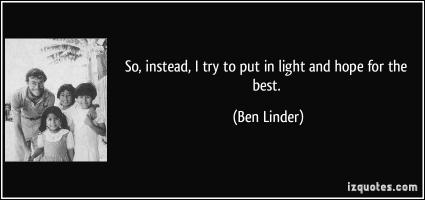 Ben Linder's quote #2