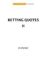 Betting quote #2