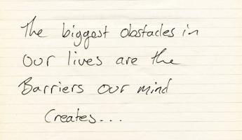 Biggest Obstacle quote #2