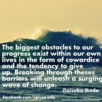 Biggest Obstacle quote #2