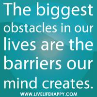 Biggest Obstacle quote #2