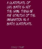 Birth Certificate quote #2