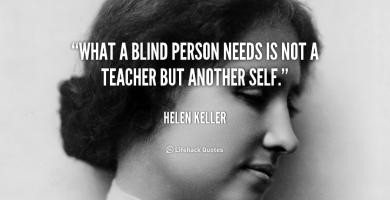 Blind Person quote #2