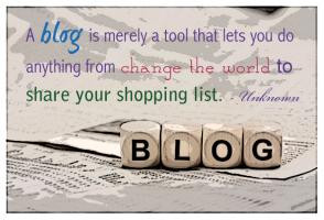 Blogging quote #1