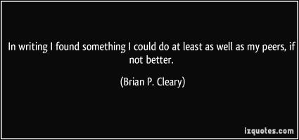 Brian P. Cleary's quote #5