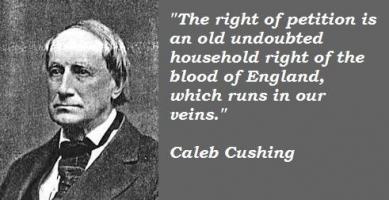 Caleb Cushing's quote