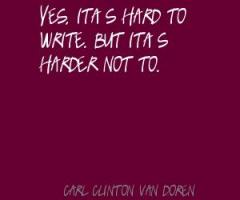 Carl Van Doren's quote