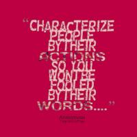 Characterize quote #2
