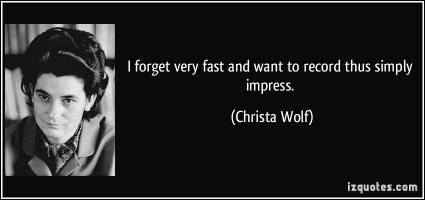 Christa Wolf's quote