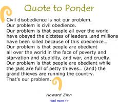 Civil Disobedience quote #2