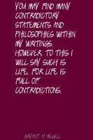 Contradictions quote #2