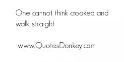 Crooked quote #1