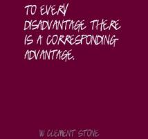 Disadvantage quote #2