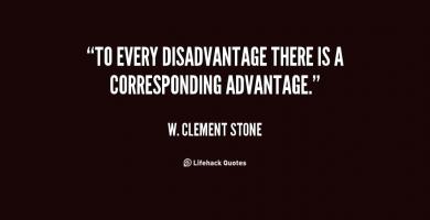 Disadvantage quote #2