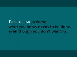 Disciplined quote #2