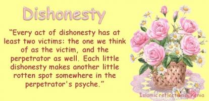 Dishonesty quote #2