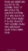 Economic Values quote #2