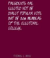 Famous quotes about 'Electoral College' - Sualci Quotes 2019