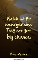 Emergencies quote #2