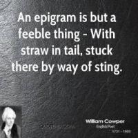 Epigram quote #1