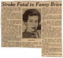 Fanny Brice's quote