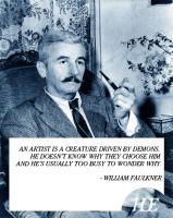 Faulkner quote #1